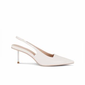 FEMME LE REVOLVE G55 Kitten Heel in White, size 7